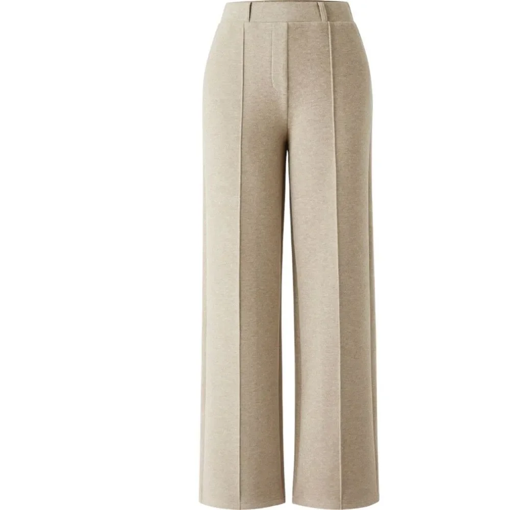 OGL FuzzLuxe Cozy Wool Blend High Waist Straight Leg Pull On Pants Size XL - Picture 7 of 10